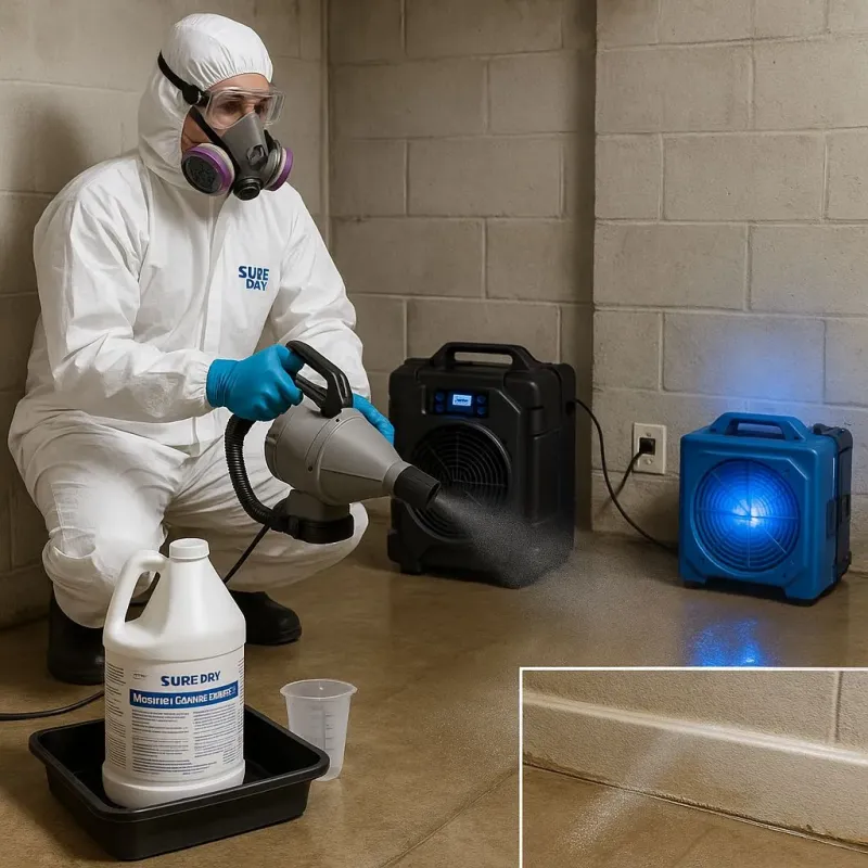 Sanitization and Odor Removal process in Fort Bragg, CA